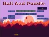 Play Ball and paddle
