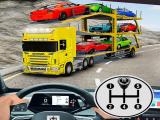 Play Car transporter truck vehicle transporter trailer