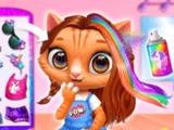 Play Kitty animal hair salon - fashion hair stylist