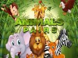Play Animals pairs match 3 online game now