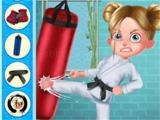 Play Karate girl vs school bully game
