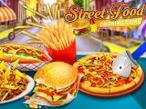 Play Street food stand cooking game for girls now