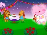 Play Hippo valentine cafe now