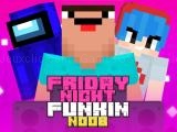 Play Super friday night funkin vs noobs now