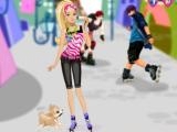 Play Barbie on roller skates now