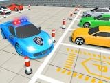 Play Police super car parking challenge 3d now