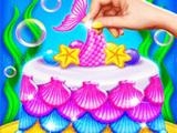 Play Mermaid cake cooking design - fun in kitchen now