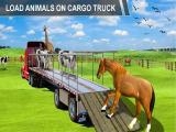 Play Animal cargo transporter truck game 3d
