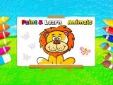 Play Paint and learn animals now