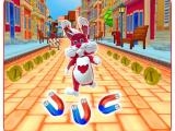 Play Subway bunny run rush rabbit runner game