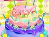 Play Little girl birthday cake
