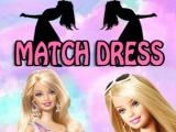 Play Barbie match dress