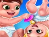 Play Baby twins caring day