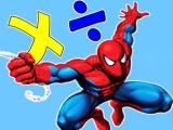 Play Spiderman math game