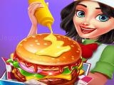 Play Cooking burger maker chef now