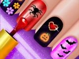 Play Glow halloween nails now