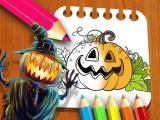 Play Hallowen coloring book now