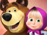 Play Masha and the bear jigsaw - puzzles for kids now