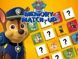 Play Paw patrol memory match up now