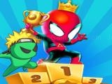 Play Stickman fall guys: running race now