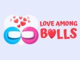 Play Love among balls: pull pins now