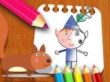 Play Ben hollys coloring book