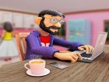 Play Virtual work online from home simulator