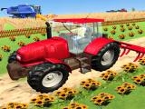 Play Modern tractor farming simulator: thresher games