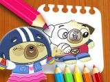 Play Chip and potato coloring book