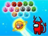Play Among us bubble shoot puzzle now