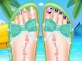 Play Beautiful toenail salon now