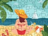 Play Summer beach jigsaw now