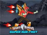 Play Power rangers run fast - escape zombies