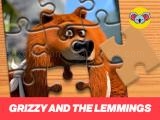 Play Grizzy and the lemmings jigsaw puzzle planet