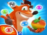 Play Crash bandicoot and frog super shooter bubbles