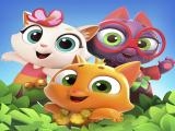 Play Match 3 space tropicats games on a tropical island