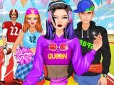 Play College girls team makeover