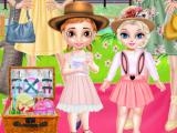 Play Princess family flower picnic