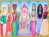 Play Princess & mermaid doll house decorating