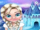 Play Frozen elsa princess doll house games online