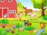 Play Farm animals puzzles challenge