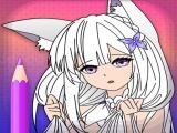 Play Animated glitter coloring book - anime manga