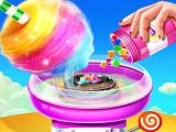 Play Sweet cotton candy shop: candy cooking maker game