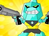 Play Alien transform battle diamondhead game