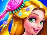 Play Long hair princess hair salon now