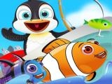 Play Fish games for kids | trawling penguin games