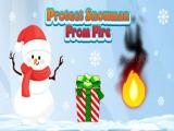 Play Protect snowman from fire