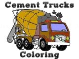 Play Cement trucks coloring now