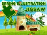 Play Spring illustration puzzle now