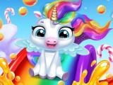 Play Glitter unicorn dress up girls now